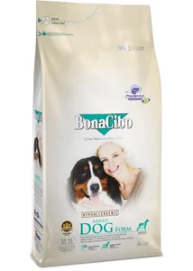 BONACIBO FORM DOG (Senior / Over Weight - Csirke, szardella és rizs)