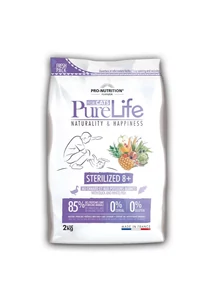 Flatazor Pro-Nutrition PureLife Cat Sterilized 8+ 2kg