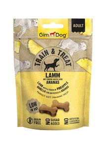 Gimborn Gimdog SNACK TRAIN&TREAT BÁRÁNY&ANANÁSZ 125 G