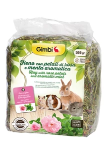 Gimborn Gimbi SZÉNA RÓZSASZIRMOKKAL & MENTÁVAL 500G