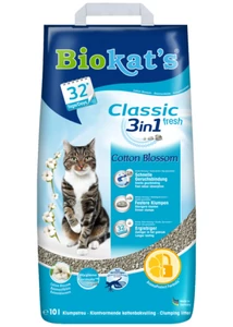 Gimborn Gimcat BIOKAT'S CLASSIC FRESH 3IN1 ALOM COTTON BLOSSOM 10 L