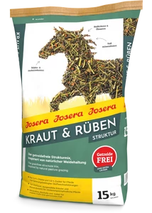 Josera Kraut & Rüben Struktur 15 kg lovaknak