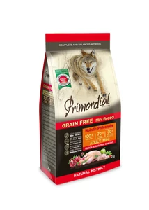 PRIMORDIAL-GRAIN-FREE DOG Mini Adult Fürj&Kacsa 6 kg