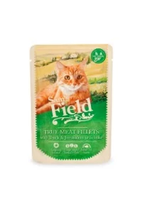 Sam's Field cat pouch kacsafilé csicsókával 85 g