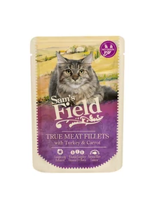 Sam's Field cat pouch pulykafilé répával 85 g