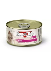 BONACIBO CANNED CAT FOODS PATE BEEF 85g 2024.10 lejárat