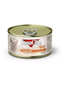 BONACIBO CANNED CAT FOODS PATE KITTEN CHICKEN 85g 2024.10 lejárat