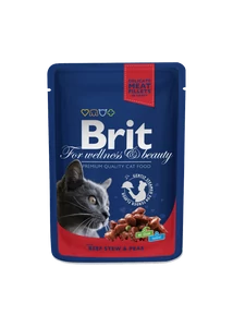 Brit Premium Cat Pouches Beef Stew With Peas 100 G