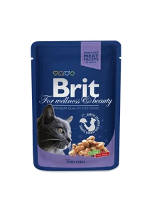 Brit Premium Cat Pouches With Cod Fish 100 G