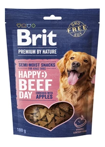 BRIT PREMIUM BY NATURE SEMI-MOIST SNACKS  Beef with Apples 180 g