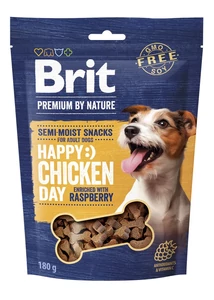BRIT PREMIUM BY NATURE SEMI-MOIST SNACKS  Chicken with Raspberry 180 g