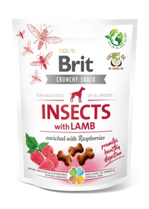 Brit Care Dog Crunchy Cracker Insects with Lamb and Raspberries 200g