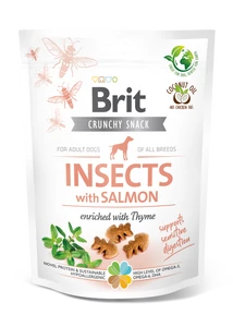 Brit Care Dog Crunchy Cracker Insects with Salmon and Thyme 200g