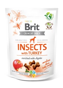 Brit Care Dog Crunchy Cracker Insects with Turkey and Apples 200g