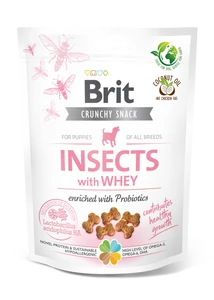 Brit Care Dog Crunchy Cracker Puppy Insects with Whey and Probiotics 200g