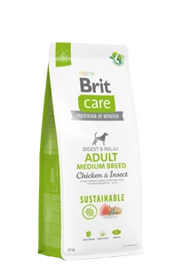 Brit Care Dog Sustainable Insect Adult Medium Breed 12 kg