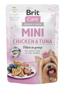 Brit Care Mini Chicken&Tuna fillets in gravy 85g