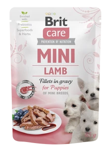 Brit Care Mini Puppy Lamb fillets in gravy 85g