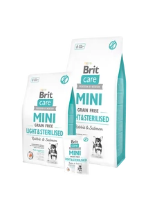 Brit Care Mini Grain Free Light&Sterilised Rabbit & Salmon