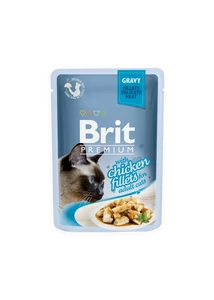 Brit Premium Cat tasakos Delicate Fillets in Gravy with Turkey 85g