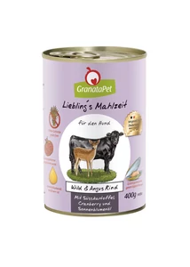 GranataPet Liebling´s Mahlzeit vad és Angus marha konzerv 800 g 6db