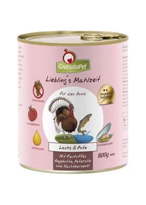 GranataPet Liebling´s Mahlzeit lazac és pulyka konzerv 800 g 6db