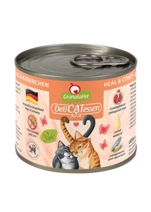 GranataPet Delicatessen konzerv borjú és nyúl 400g 6db