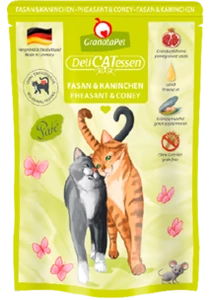 GranataPet Delicatessen Pouch fácán és nyúl 85g 6db