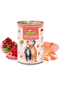 GranataPet Delicatessen Konzerv pulyka és garnéla 400g 6db