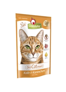 GranataPet Delicatessen Pouch borjú és nyúl 85g
