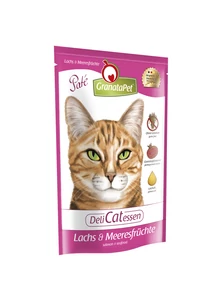 GranataPet Delicatessen Pouch lazac és tenger gyümölcsei 85g