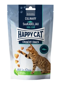 Happy Cat Culinary Crunchy Snacks Tőkehal 70g