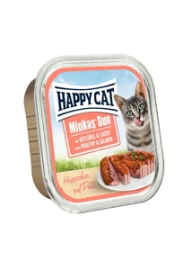 HAPPY CAT MINKAS DUO SZÁRNYAS-LAZAC 12x100g