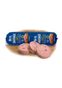 Brit Premium Sausage Beef & Fish-Sport formula 800G