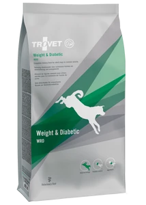 TROVET WEIGHT&amp; DIABETIC Diet./WRD száraztáp kutyáknak, 3 kg