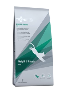 TROVET WEIGH&amp;TDIABETIC./WRD CAT száraztáp macskák részére, 500g