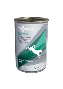 TROVET WEIGHT&amp;DIABETIC./WRD DOG konzerv táp kutyáknak, 400g