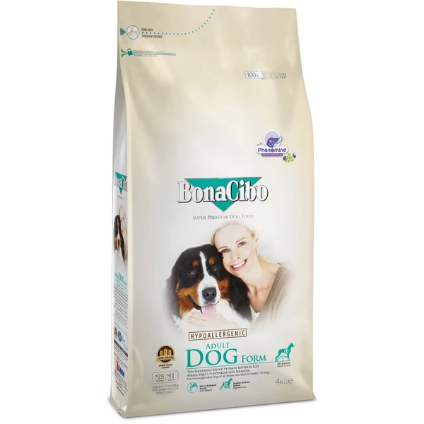 BONACIBO FORM DOG (Senior / Over Weight - Csirke, szardella és rizs)