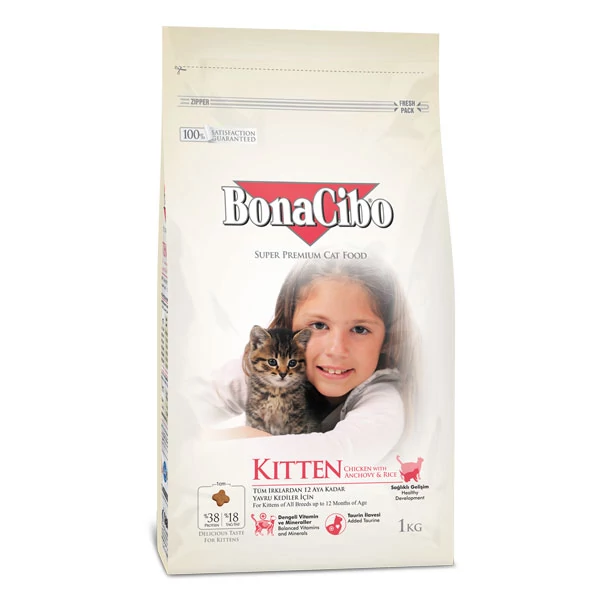 BONACIBO KITTEN (Csirke, szardella, rák és rizs)