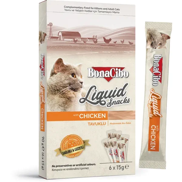 BONACIBO TREATS for CATS CAT STICKS 50g