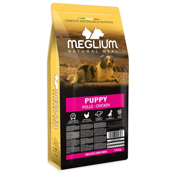 MEGLIUM DOG Puppy with Chicken&Beef 14 kg