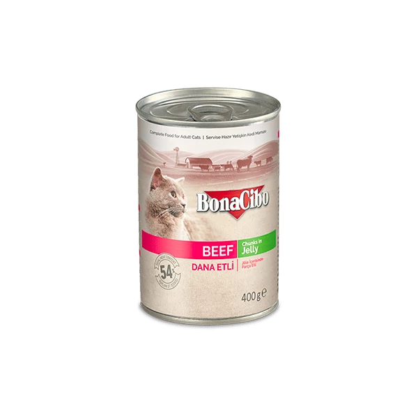 BONACIBO CANNED CAT FOODS BEEF 400g