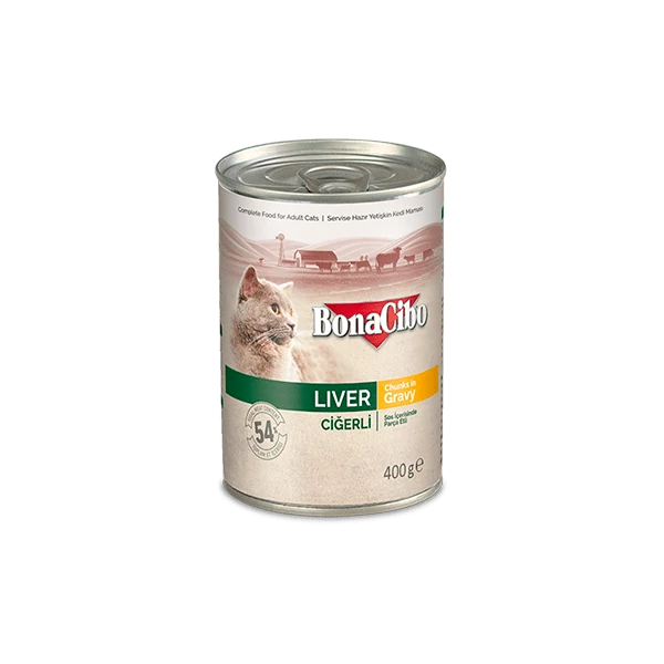 BONACIBO CANNED CAT FOODS LIVER 400g
