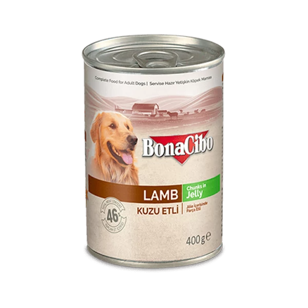 BONACIBO CANNED DOG FOODS LAMB 400g