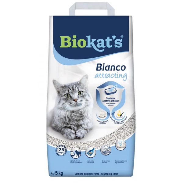 Gimborn Gimcat BIOKAT'S BIANCO ATTRACTING ALOM 5 KG