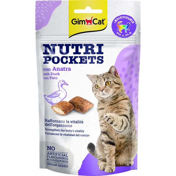 Gimborn Gimcat SNACK NUTRI POCKETS KACSA 60G