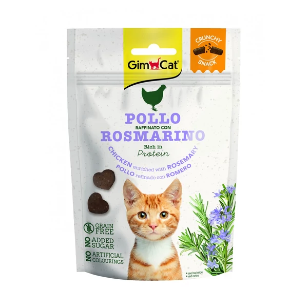 Gimborn Gimcat SNACK ROPOGÓS CSIRKE ROZMARINGGAL 50 G