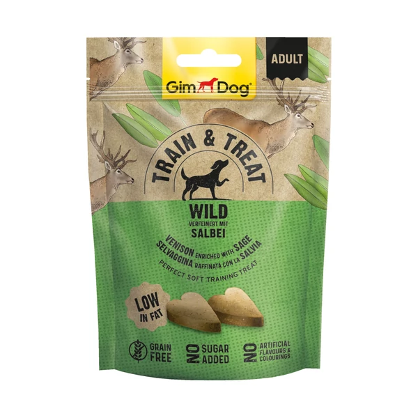 Gimborn Gimdog SNACK TRAIN&TREAT SZARVAS&ZSÁLYA 125 G