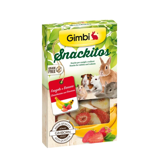 Gimborn Gimbi SNACKITOS EPER + BANÁN 60G