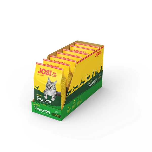 JosiCat Crunchy Poultry 7x650 g